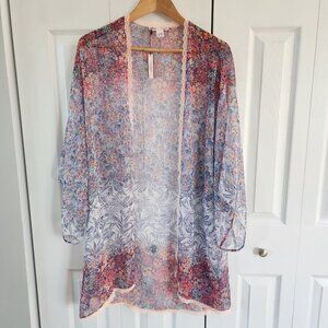 Victoria's Secret Floral Sheer Open Front Kimono